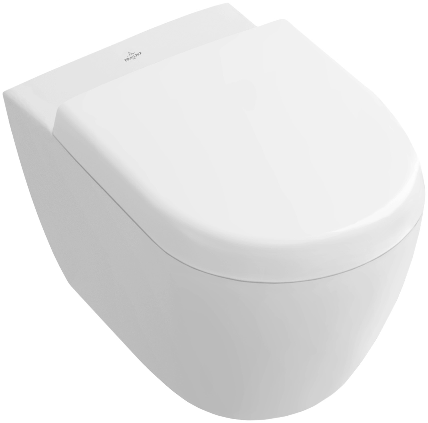 Závesné WC, DirectFlush, CeramicPlus, alpská biela