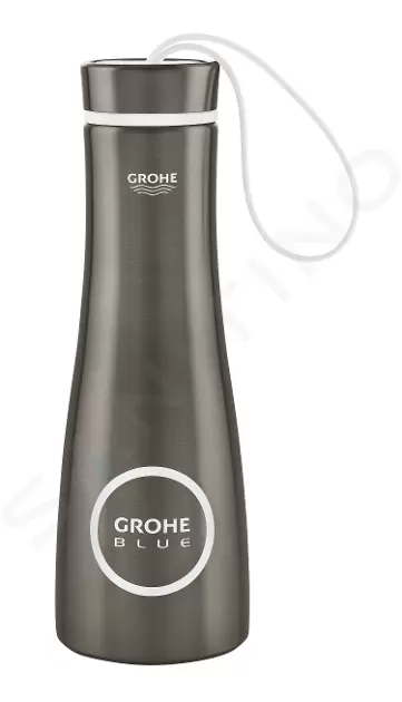 Thermo fľaša, 450 ml, kefovaný Hard Graphite