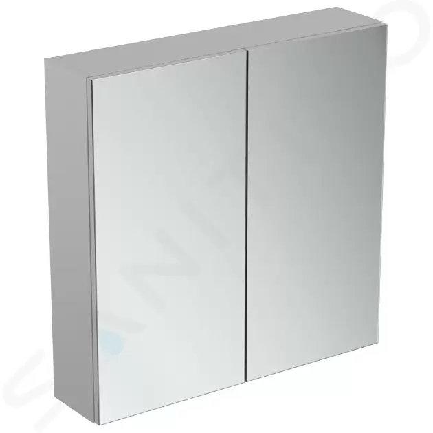 Zrkadlová skrinka 700x700 mm, hliník