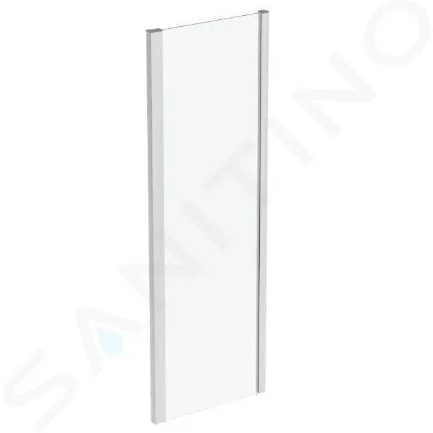 Pevná bočná stena 70 cm, silver bright/číre sklo